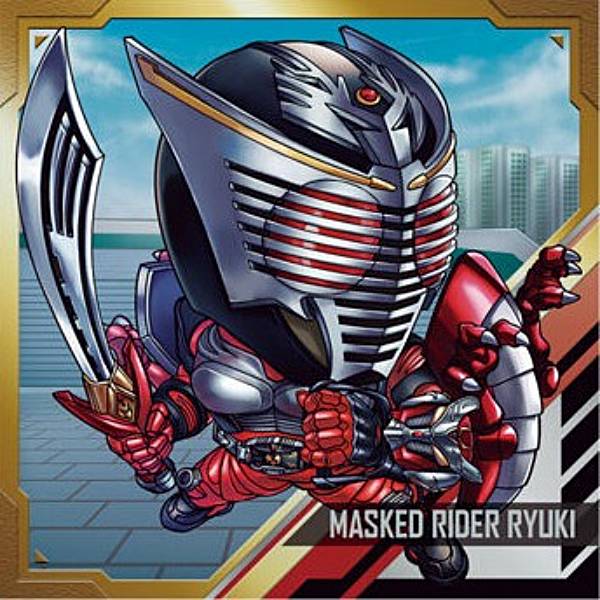【KR-13 仮面ライダー龍騎 (R レア) 】にふぉるめーしょん 仮面ライダーシリーズ シールウエハースvol.3画像