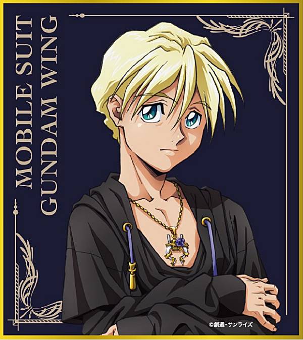 【カトル・ラバーバ・ウィナー】機動戦士ガンダム ガンダムシリーズ ミニ色紙コレクション画像