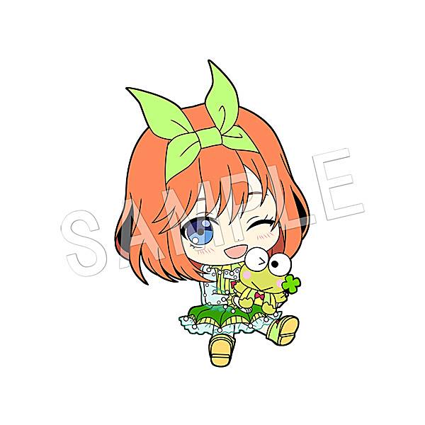 【中野四葉×けろけろけろっぴ】五等分の花嫁∬×サンリオキャラクターズ ぺたん娘トレーディングラバーストラップ画像