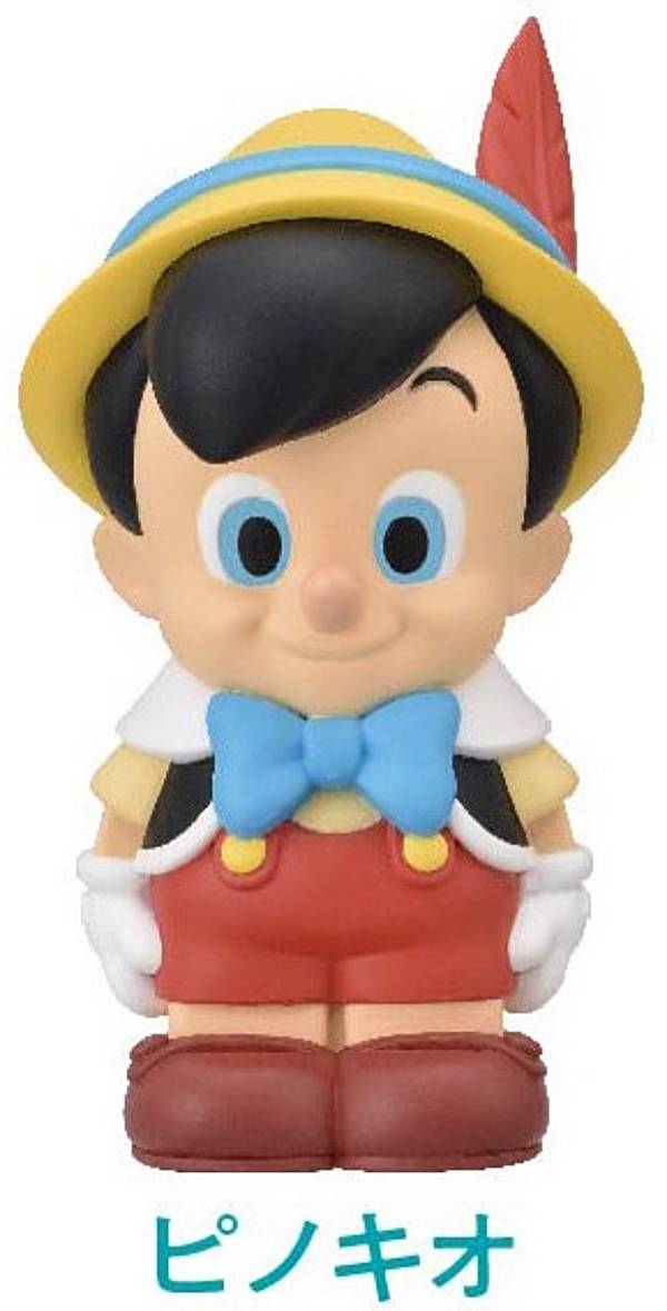 【ピノキオ】ディズニークラシック ソフビパペットマスコット画像
