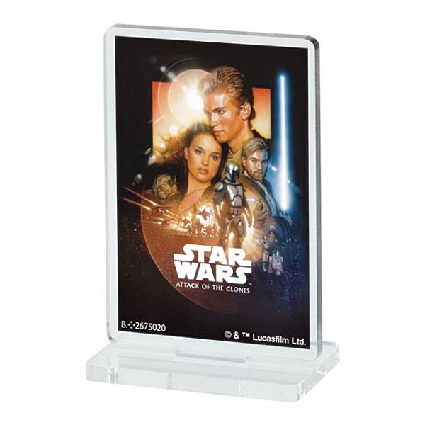 【スター・ウォーズ エピソード2/クローンの攻撃】STAR WARS ポスターアクリルスタンド画像