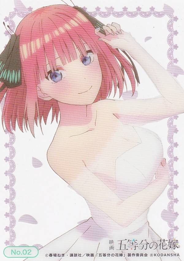 五等分の花嫁　春場ねぎ　サイン色紙　中野五月 五等分の花嫁 春場ねぎ サイン色紙 中野五月 五等分