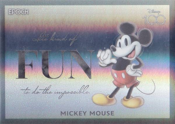 楽天市場】【[メタル版キラカード 032/300] SW-01 MICKEY MOUSE