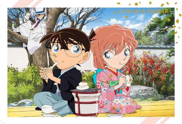 2024　缶バッジ　名探偵コナン　　服部平次&沖田総司 78個セット 名探偵コナン』Ani-Art 第8弾 1ポケットパスケース（服部平次&沖田総司