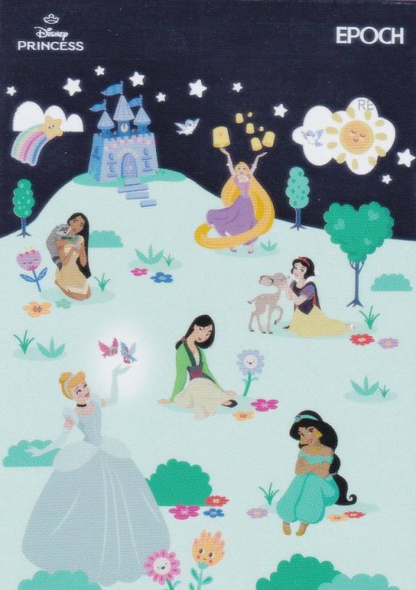 【[パラレル] 29 シンデレラ＆ラプンツェル＆ジャスミン＆ムーラン＆ポカホンタス＆白雪姫 (インサートカード/DISNEY PRINCESS) 】 2025 EPOCH Collection Cards Disney Princess ディズニープリンセス画像