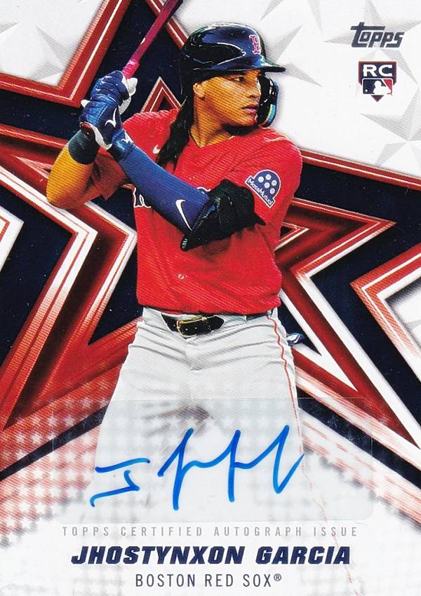 【直筆サイン】MLB ベースボールカード BSA-JHG Jhostynxon Garcia ボストン・レッドソックス (AUTOGRAPH/BASEBALL STARS AUTOGRAPHS/Rookie) 2026 Topps Series 1