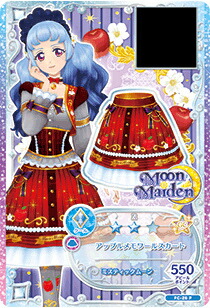【FC-26 P アップルメモワールスカート】アイカツフレンズ！ データカードダスグミ3画像