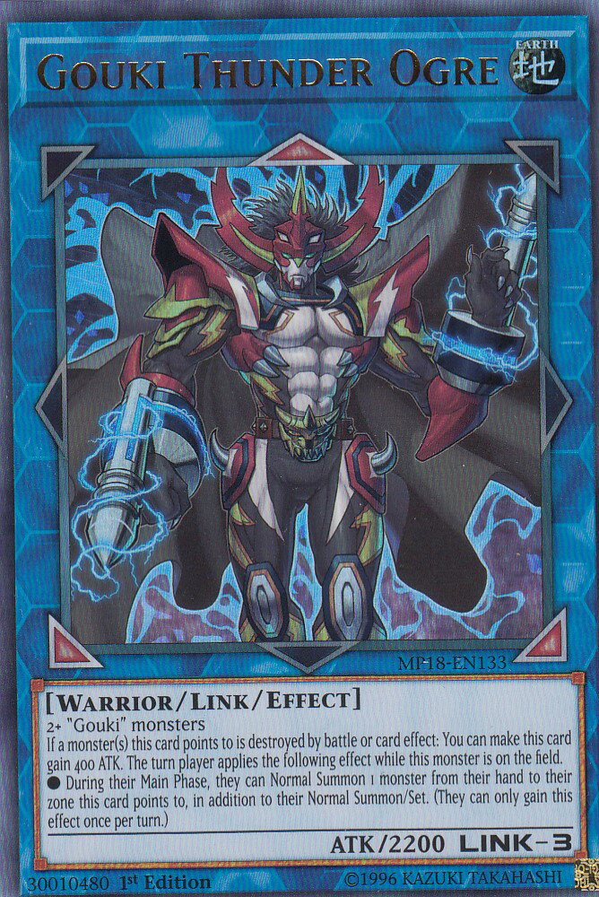 楽天市場 遊戯王 Mp18 En133 剛鬼サンダー オーガ Gouki Thunder Ogre 英語版 1st Edition ウルトラレア 18 Mega Tins Realize トレカ ホビー楽天市場店