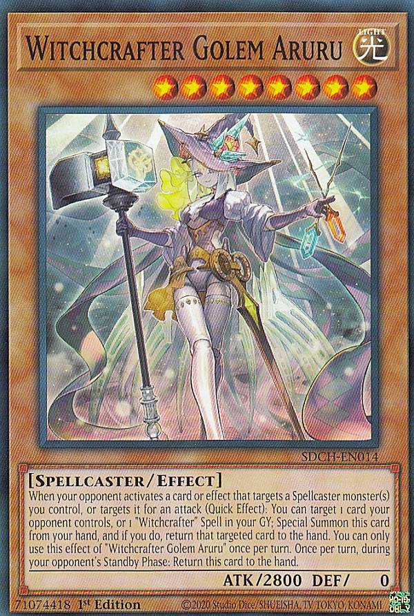 遊戯王　ウィッチクラフトゴーレムアルル　20th ウィッチクラフトゴーレムアルル【20thシークレット】{RIRA