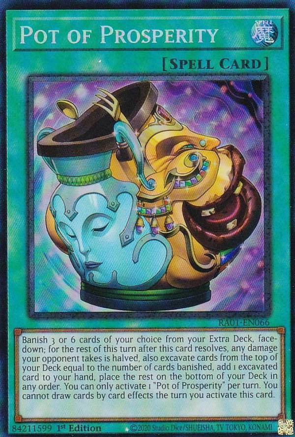 楽天市場】遊戯王 RA01-EN059 強欲で金満な壺 Pot of Extravagance