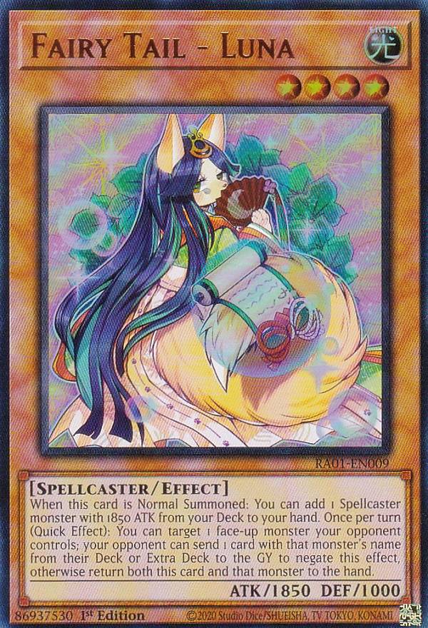 遊戯王 RA01-EN009 妖精伝姫－カグヤ Fairy Tail - Luna (英語版 1st Edition ウルトラレア) 25th Anniversary Rarity Collection画像