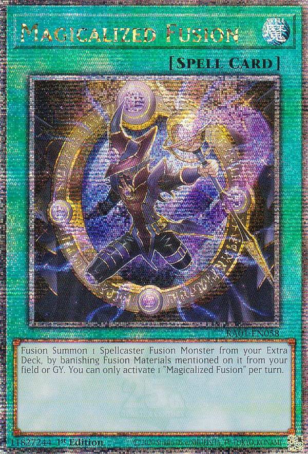 遊戯王 RA01-EN058 円融魔術 Magicalized Fusion (英語版 1st Edition 25th クォーターセンチュリーシークレットレア) 25th Anniversary Rarity Collection