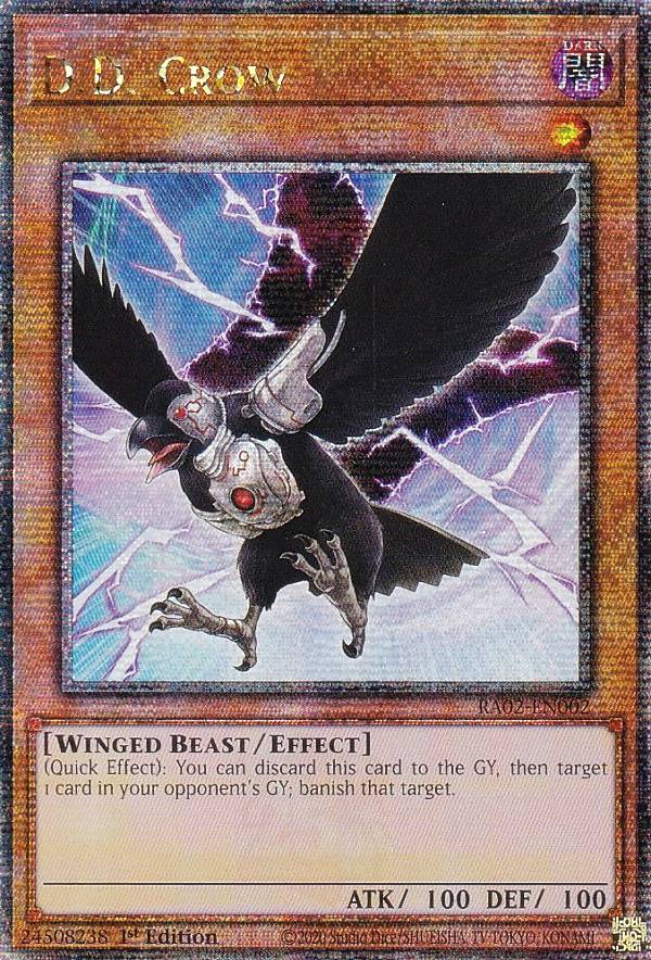 遊戯王 RA02-EN002 Ｄ.Ｄ.クロウ D.D. Crow (英語版 1st Edition 25th クォーターセンチュリーシークレットレア) 25th Anniversary Rarity Collection II