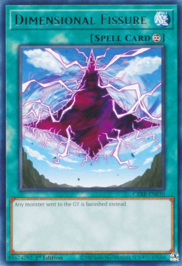 遊戯王 CRBR-EN030 次元の裂け目 Dimensional Fissure (英語版 1st Edition レア) Crossover Breakers画像