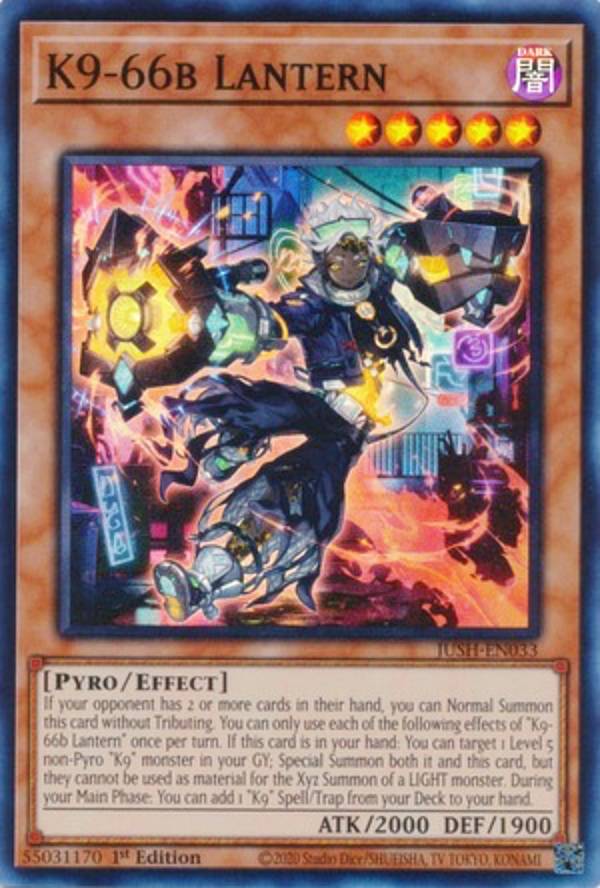 遊戯王　K9－66b号 ランタン とヨクル アジア版　中国語簡体字　シークレット 遊戯王 K9－66b号 ランタン とヨクル アジア版 中国語簡体字