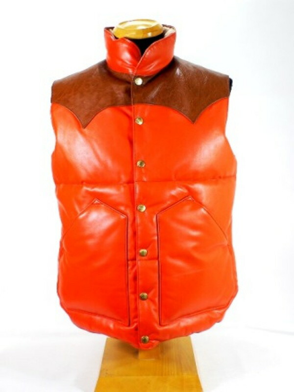 海外輸入 レインボウカントリー レザーダウンベスト No Rcl Orgrainbow Countryメンズファッション アメカジ 注目の Palito Padangpanjang Go Id