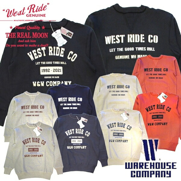WESTRIDE/ウエストライド】スウェット/WAREHOUSE SWEAT-01 30TH