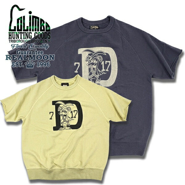 楽天市場】コリンボ（COLIMBO）半袖スウェット CUT-OFF SWEAT