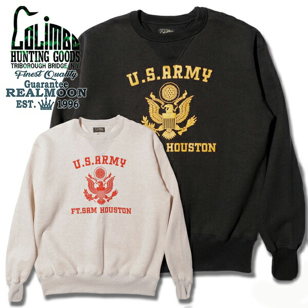 COLIMBO 流汗 No.ZA0434 カスタム \"U.S.ARMY\"" キーストーン・スウェットシャツ コリンボ 調教師 メンズ流行り物 アメカジ"