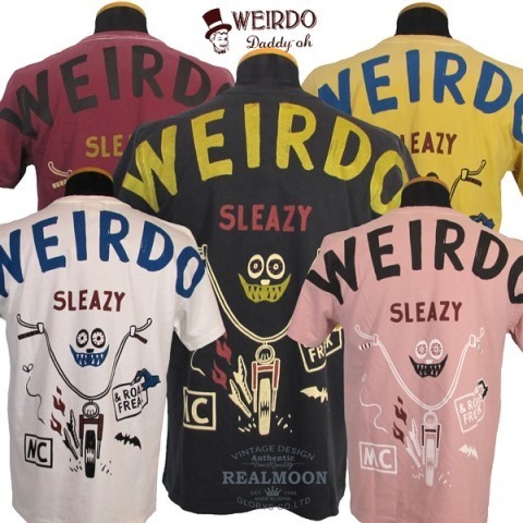 WEIRDO S/S TEE ROAD FREAK SLEAZY-GLADHAND \u0026Co.- 半袖tプルオーバー メンズ流行り物 アメカジ