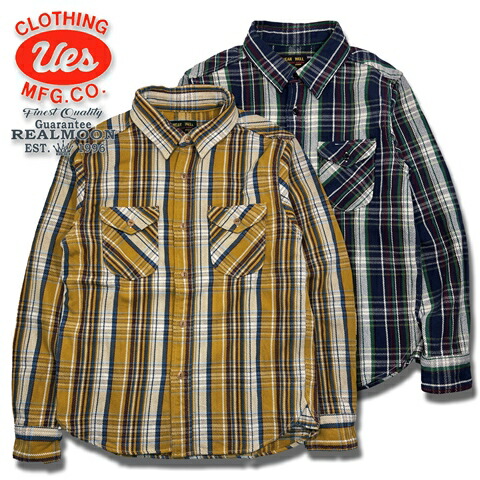 Ues ウエス No.502252 HEAVYWEIGHT NELL SHIRTCOTTON 100%