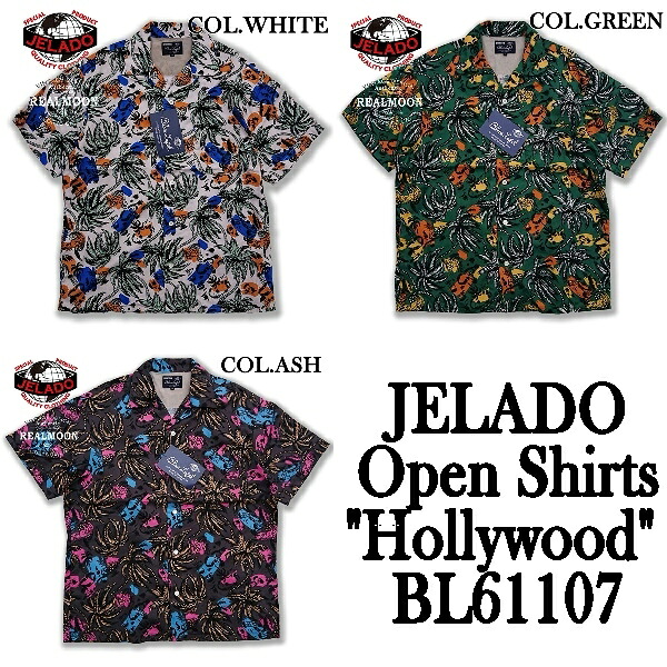 JELADO ジェラード オープン半袖シャツBL61107｜リアルムーン　店