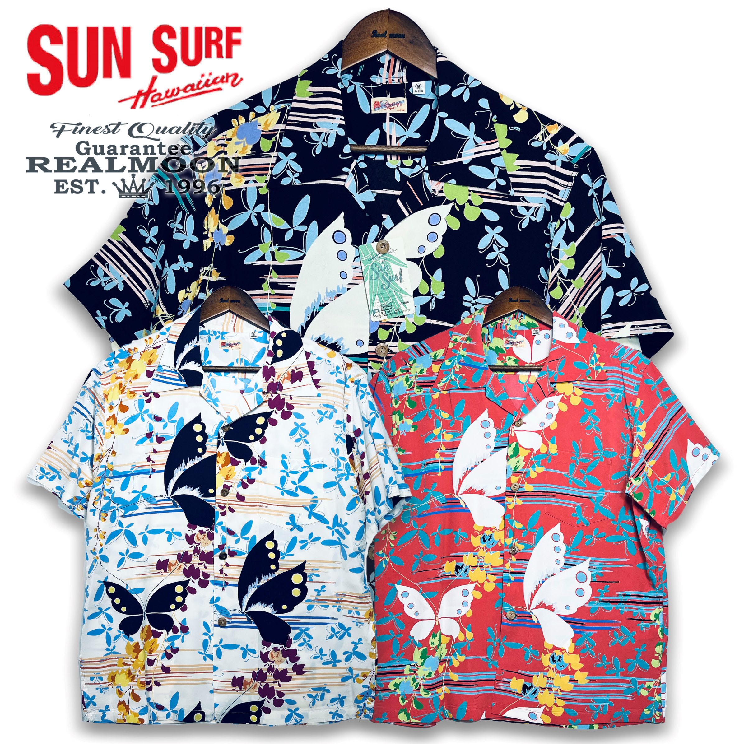 SUN SURF  半袖ハワイアン ティーシャツNo.SS39027 ”フライティング・ビューティー”サンサーフ  （アロハシャツ）