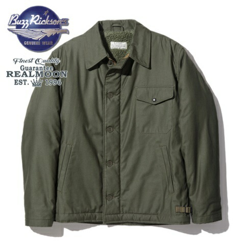 【美品】BUZZ RICKSON'SバズリクソンズA-2 デッキジャケット【S】 br14956olv_0f.jpg