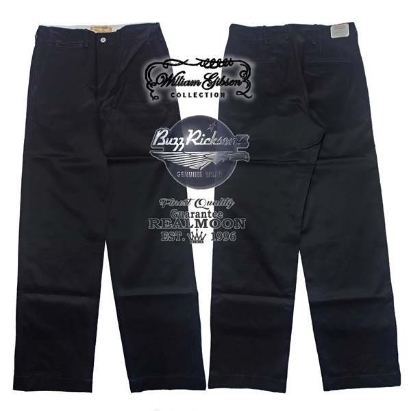 Buzz Rickson's ブラック チノパン roughriders_br41860
