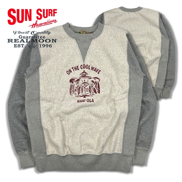 90s ヴィンテージ　SUN SURF KAPU-KAI プリントスエット  L 90s ヴィンテージ SUN SURF KAPU-KAI プリントスエット L トップス