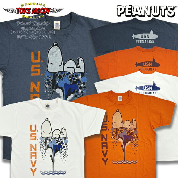 TOYS McCOY × SNOOPY Tee No.TMC2425 U.S.NAVY \