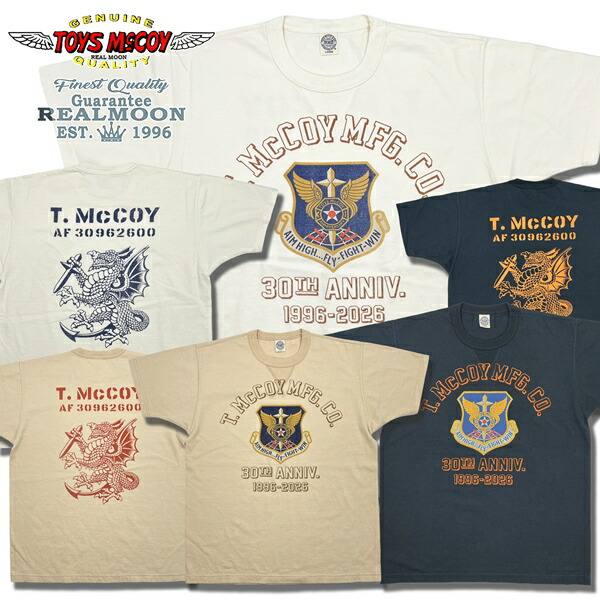 TOYS McCOY ミリタリー TEE No.TMC2608 30th ANNIVERSARY \