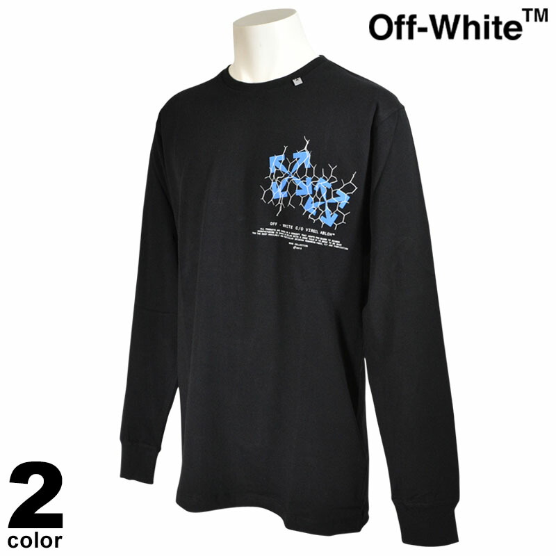 【off-white】 メンズ 長袖Tシャツ ロゴ プリント 国内発送 楽天市場】オフホワイト OFF-WHITE メンズ トップス ロンT 長袖
