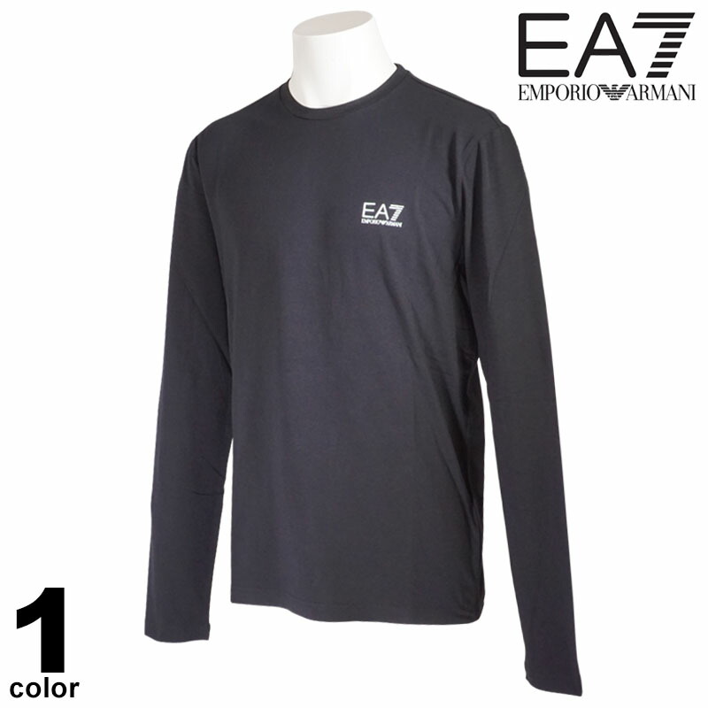 Tシャツ カットソー 最先端 21春夏 メンズ カットソー 長袖 アルマーニ エンポリオ Armani Emporio Ea7 シンプル 14 1502 52 ロゴ クルーネック Shoxruxtj Com