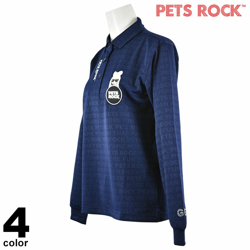 セール 50%OFF PETS ROCK ペッツロック 長袖 ポロシャツ レディース 秋冬 アニマル ゴルフ ウェア ロゴ a6-1865-21 楽天市場】セール 50%OFF PETS ROCK ペッツロック 長袖