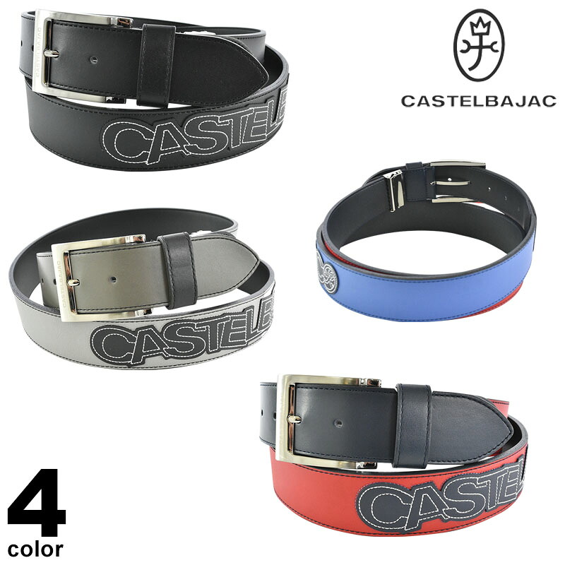 CASTELBAJAC カステルバジャック ベルト ファッション雑貨 秋冬 日本製 刺繍 ロゴ 38-9105-56｜メンズファッション リアルツリー