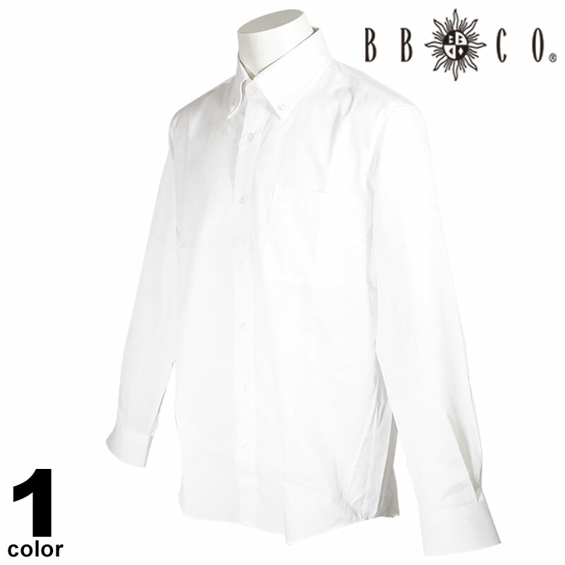 大売り出し 30%OFF BBCO ビビコ 長袖 心地よいプルオーバー メンズ 春夏 日本製 刺しゅう フォーマル ロゴタイプ a1-1102-12