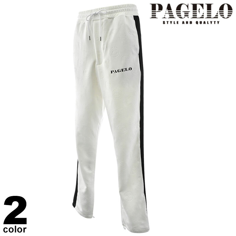 PAGELO パジェロ スウェットパンツ メンズ 2024秋冬 ウエストゴム 部屋着 スウェット ロゴ 45-5306-07