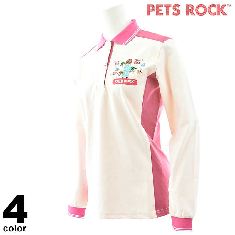 セール 50%OFF PETS ROCK ペッツロック 長袖 ポロシャツ レディース 秋冬 ゴルフ アニマル ロゴ a6-1866-21｜メンズファッション リアルツリー 9,625円