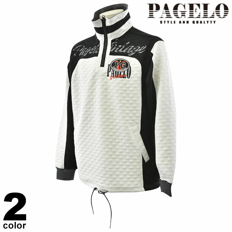 PAGELO パジェロ 調教師 メンズ 2024秋冬 汗水 ヘンリーのど首 紋章 ロゴタイプ 45-6505-07