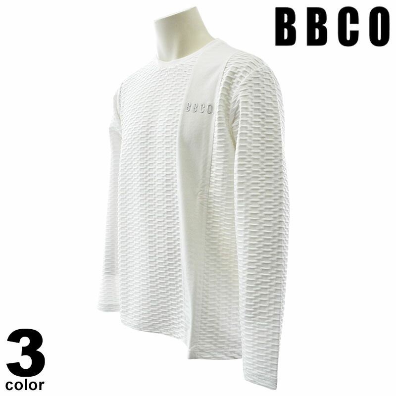 セール 30%OFF BBCO ビビコ 長袖 カットソー メンズ 2025春夏 ポリエステル高混率で速乾性◎ 大人の快適ウェア スタイリッシュ 51-1502-01