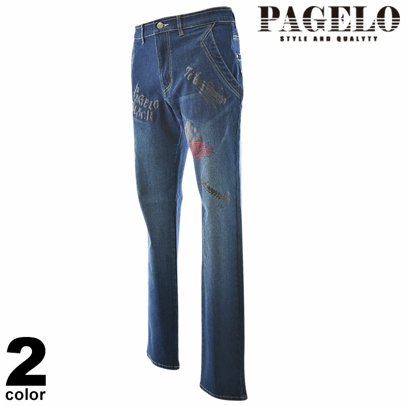 楽天市場】PAGELO パジェロ ストレッチデニムパンツ メンズ 2025春夏