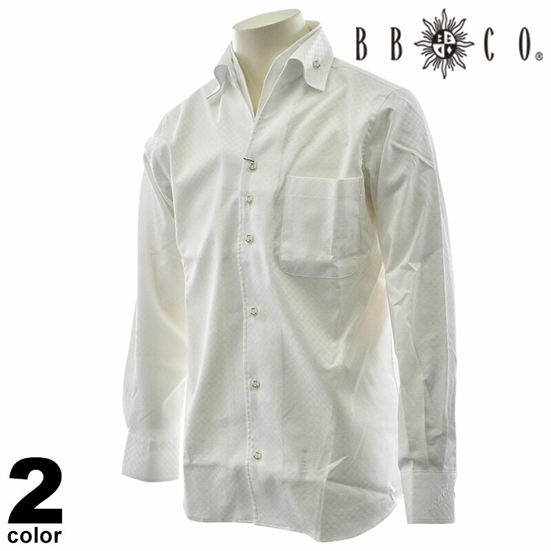 BBCO ビビコ 長袖 カジュアルシャツ メンズ 2026春夏 スタンドカラー シャツ 胸ポケット有 デザインシャツ 62-1399-12｜メンズファッション リアルツリー