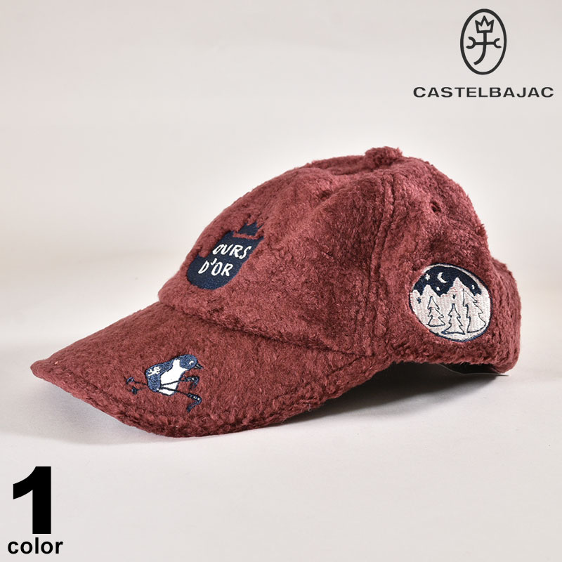 カステルバジャック CASTELBAJAC キャップ 秋冬 ボア 暖かい ロゴ GOLF ゴルフ バジャック 98-0103-56-69