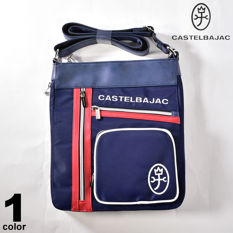カステルバジャック CASTELBAJAC 合皮配色ショルダーバッグ メンズ 春夏 94-0202-56-49
