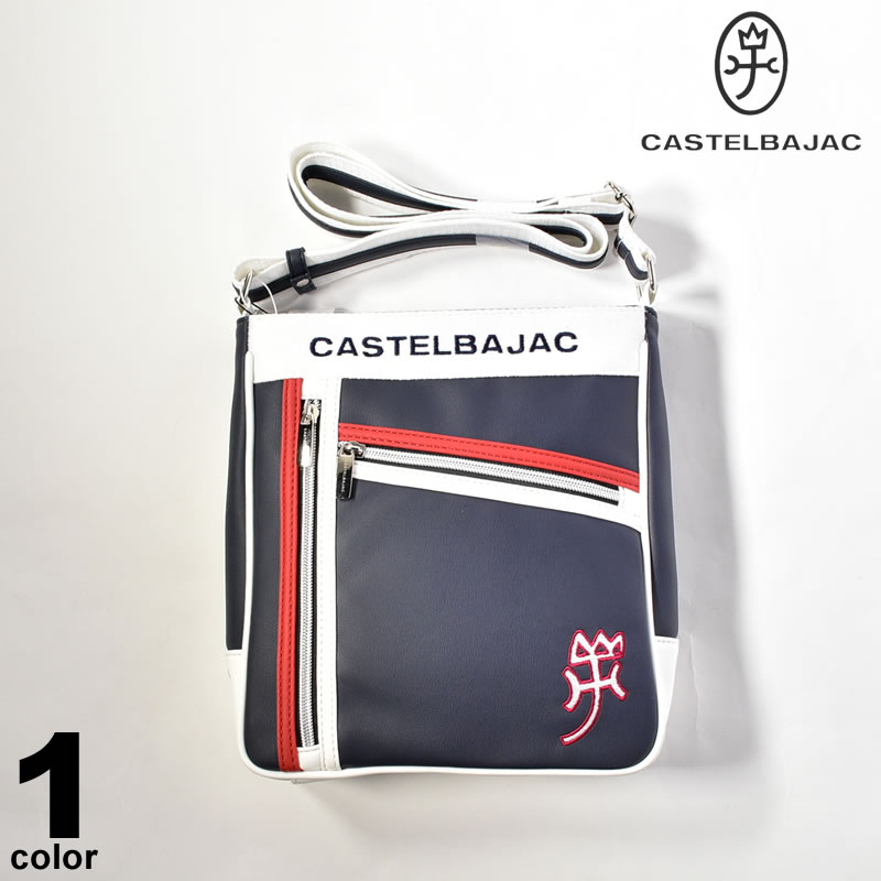 CASTELBAJAC カステルバジャック フェイクレザーショルダーバッグ 春夏 94-0205-56-49｜メンズファッション リアルツリー