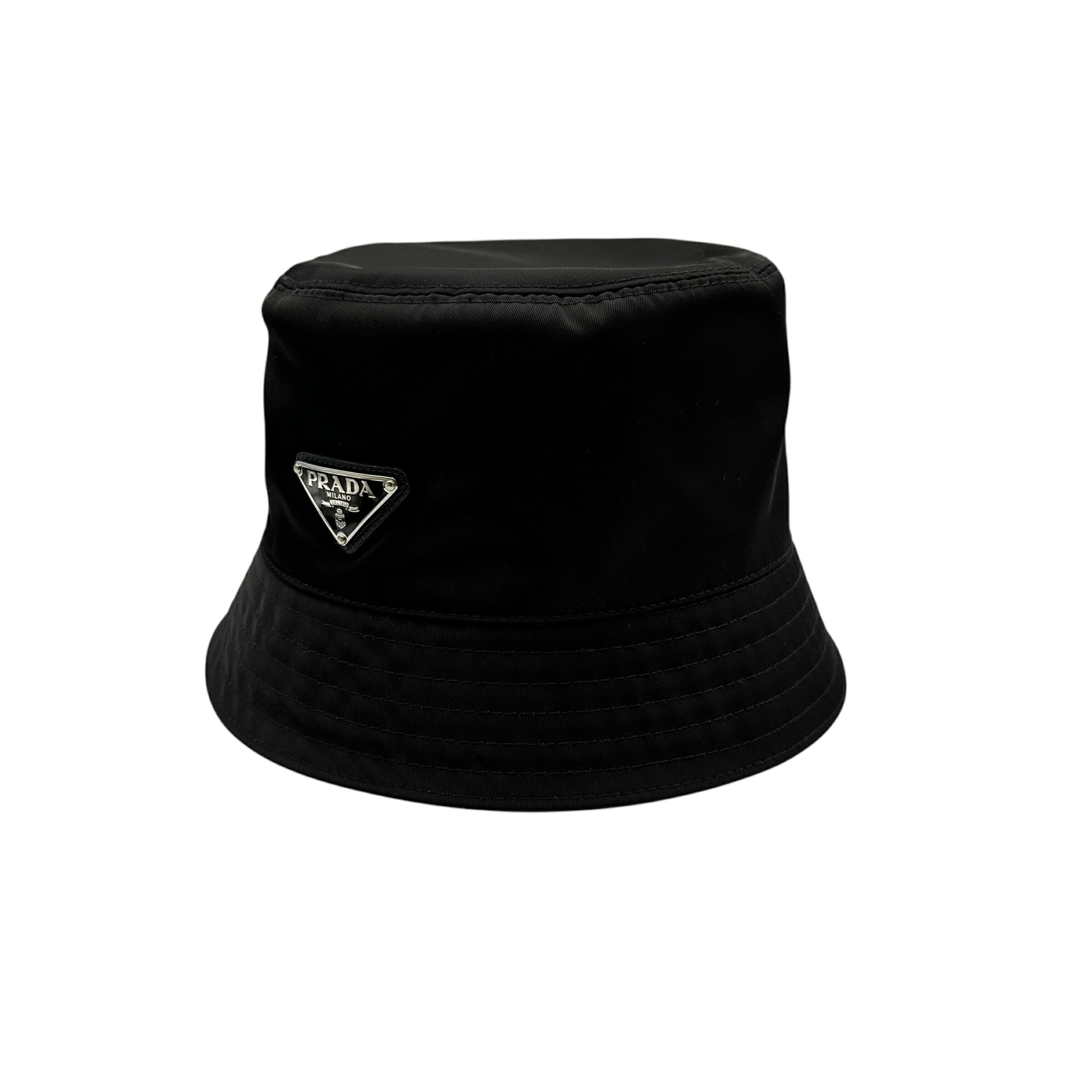 PRADA お洒落 ストライプ コットン ハット 楽天市場】PRADA プラダ バケットハット 2HC325 2DV4 レディース