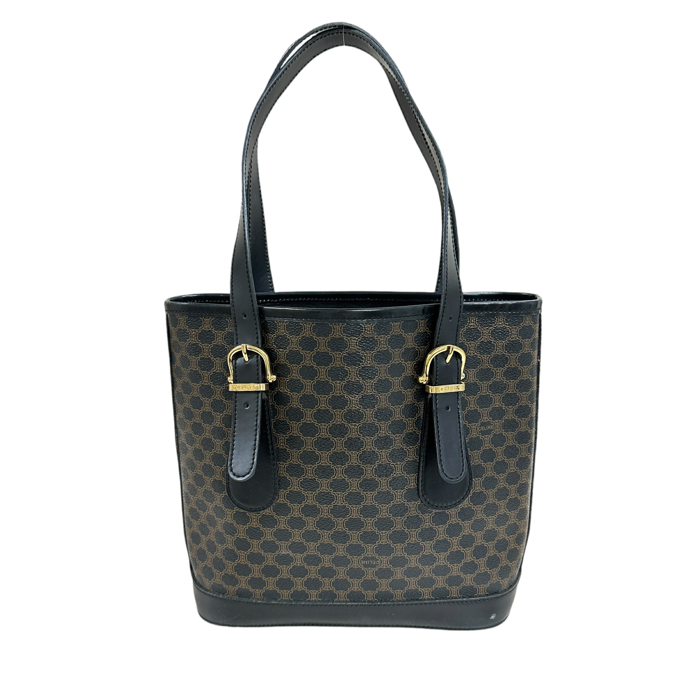 CELINE ダークブラウン ロゴトートバッグ 楽天市場】トートバッグ キャンバス（ブランドセリーヌ）（男女