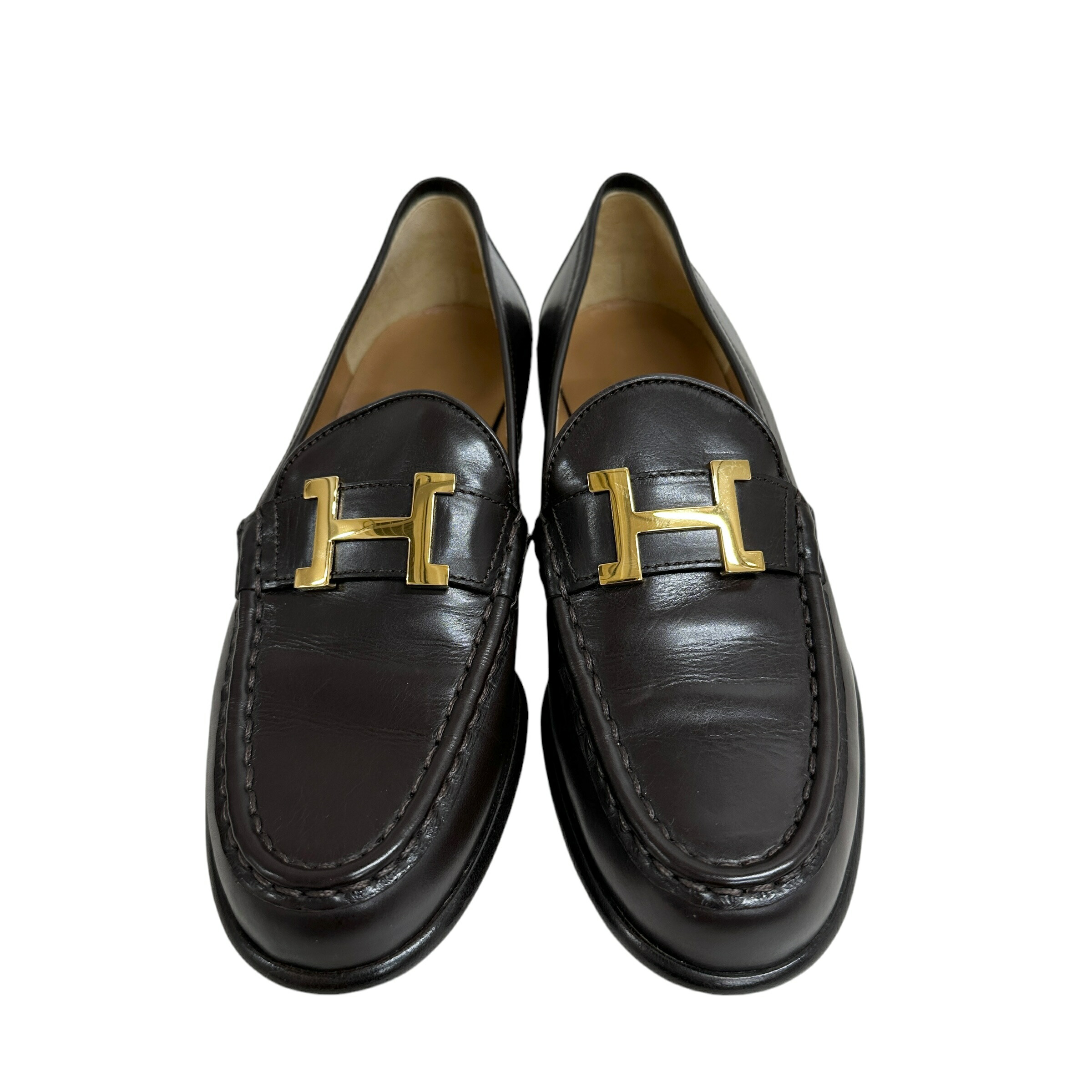 【☺︎きらりん♡ 】エルメス ローファー スエード ブラウン 35.5 楽天市場】HERMES エルメス ローファー スエード ブラウン 茶色 サイズ