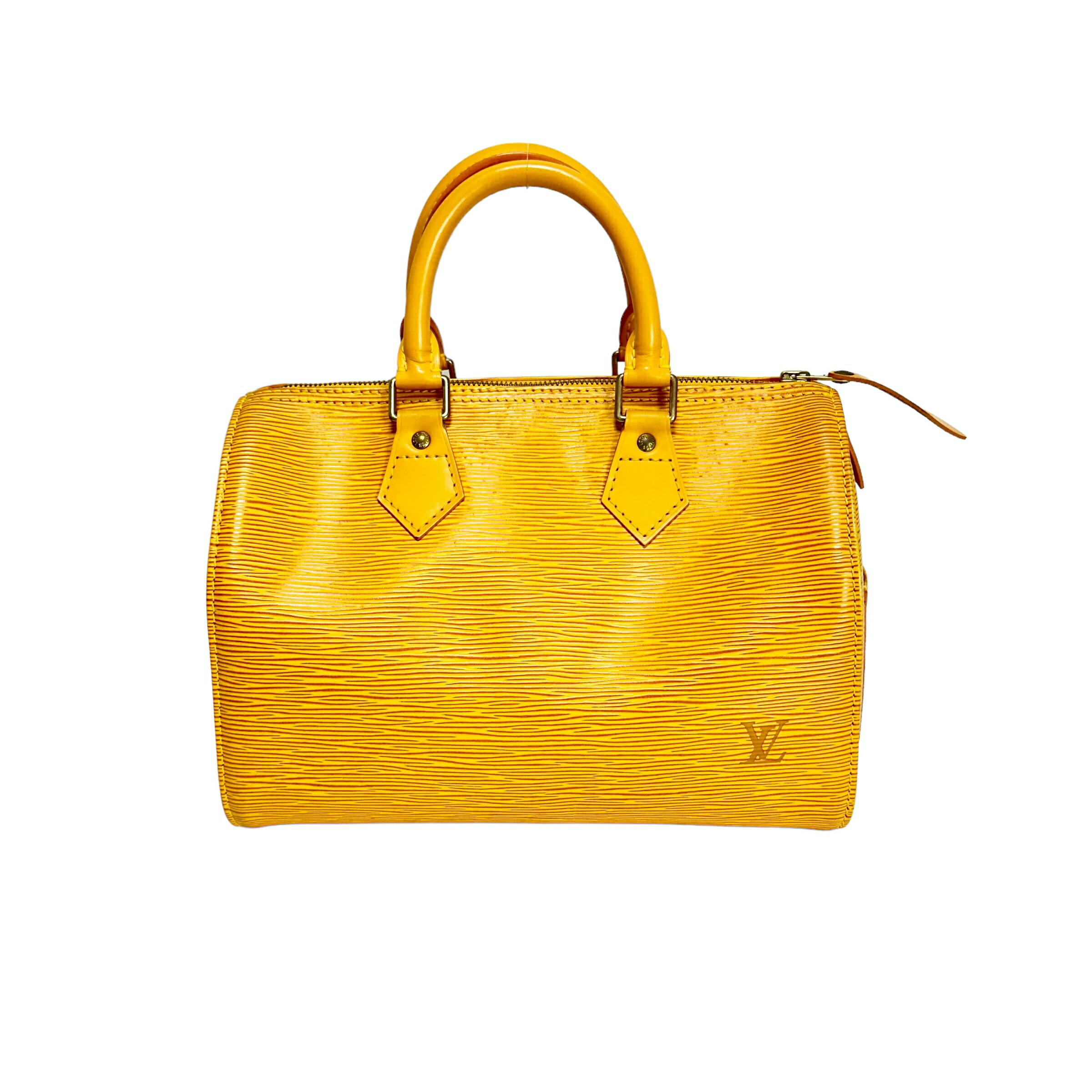 LOUIS VUITTON ルイ・ヴィトン エピ スピーディ25 イエロー ハンドバッグ 鞄 13169｜reanvintage